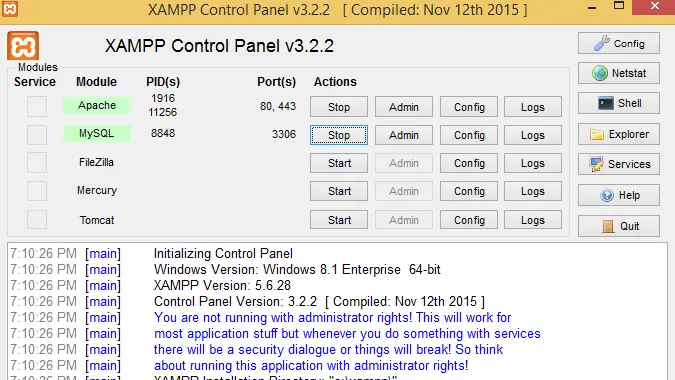 xampp-control-panel