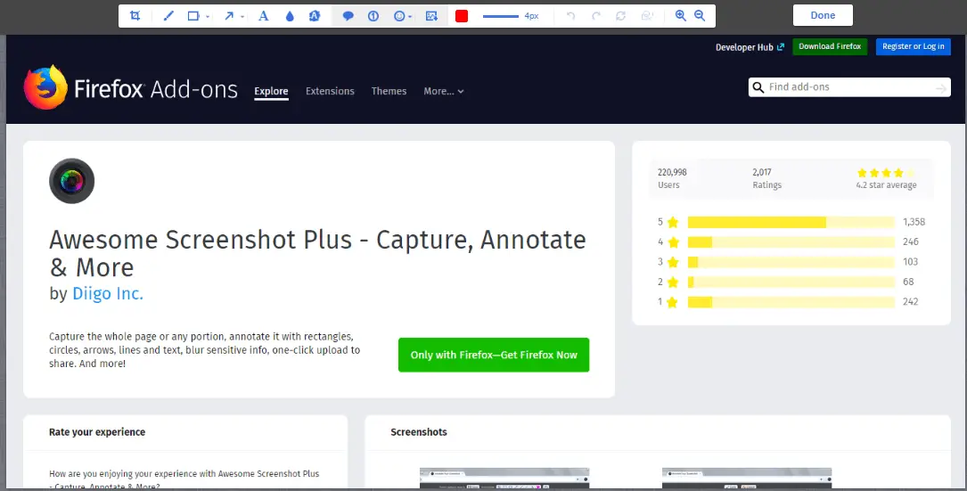 capture visible page