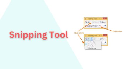 snipping tool in Windows