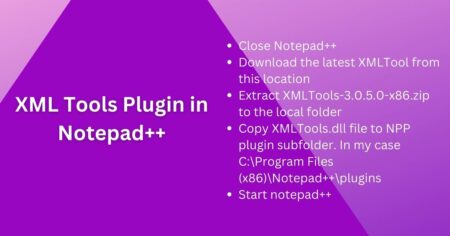 XML Tools Plugin for Notepad++