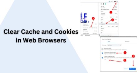 Clear Cache and Cookies from Web Browser