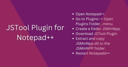 JSTool Plugin for Notepad++