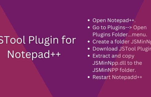 JSTool Plugin for Notepad++