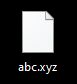 .xyz extension type file